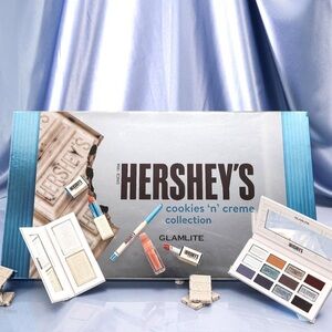 NEW GLAMLITE HERSHEY COOKIES ‘N’ CREAM PR BOX MAKEUP SET WITH HERSHEY SPONGES